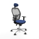Office Chair with Headrest Jorquera Piqueras y Crespo 1D086G1 Navy Blue