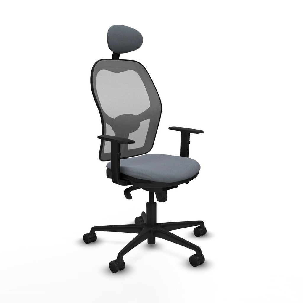 Silla de Oficina con Cabecero Jorquera Piqueras y Crespo 1D036N1 Gris