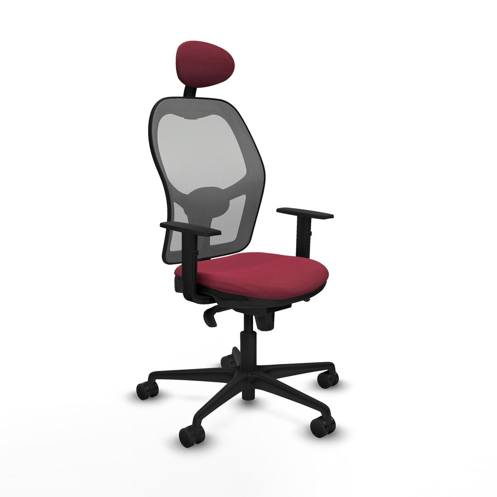 Office Chair with Headrest Jorquera Piqueras y Crespo 1D036N1 Maroon