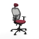 Office Chair with Headrest Jorquera Piqueras y Crespo 1D036N1 Maroon
