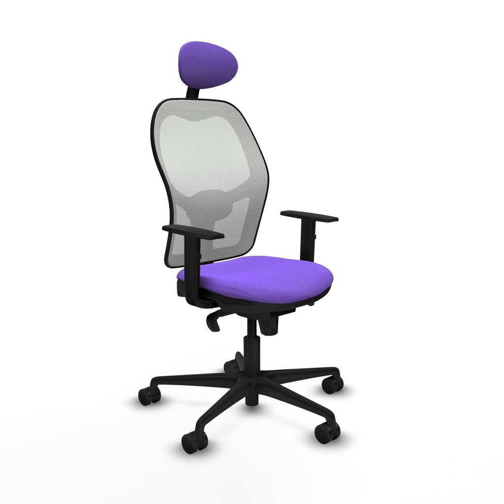 Office Chair with Headrest Jorquera Piqueras y Crespo 1D036N1 Lilac