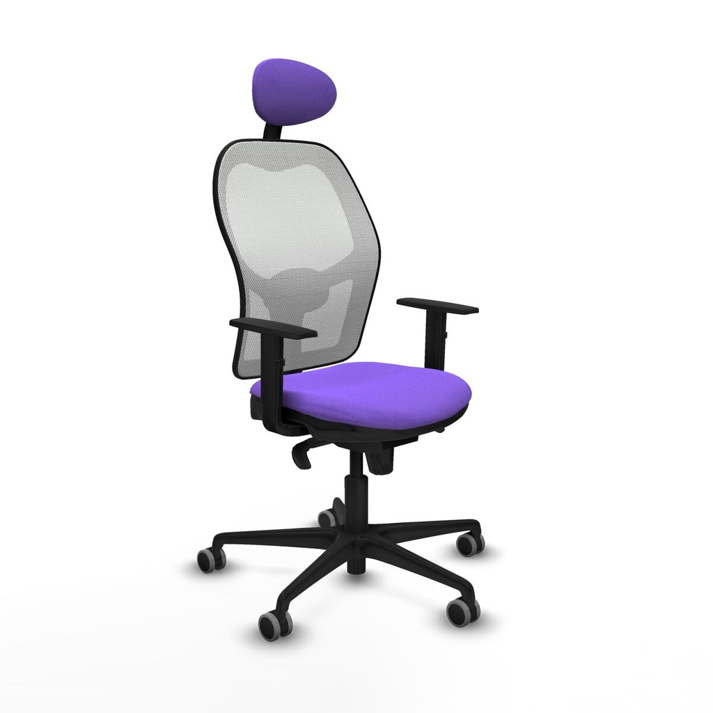 Office Chair with Headrest Jorquera Piqueras y Crespo 1D036G1 Lilac