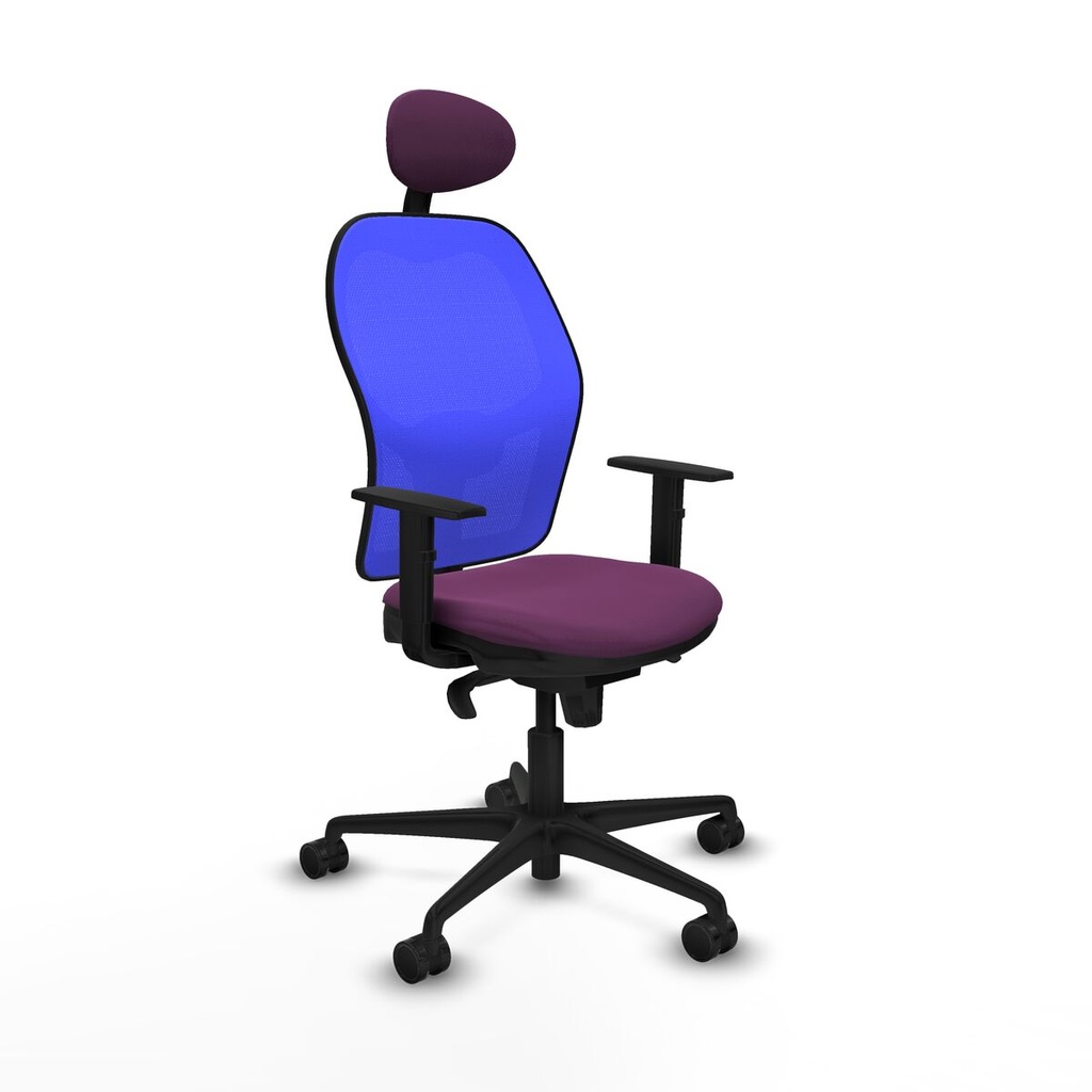 Office Chair with Headrest Jorquera Piqueras y Crespo 1D036N1 Purple