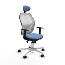 Office Chair with Headrest Jorquera Piqueras y Crespo 1D086N1 Sky blue