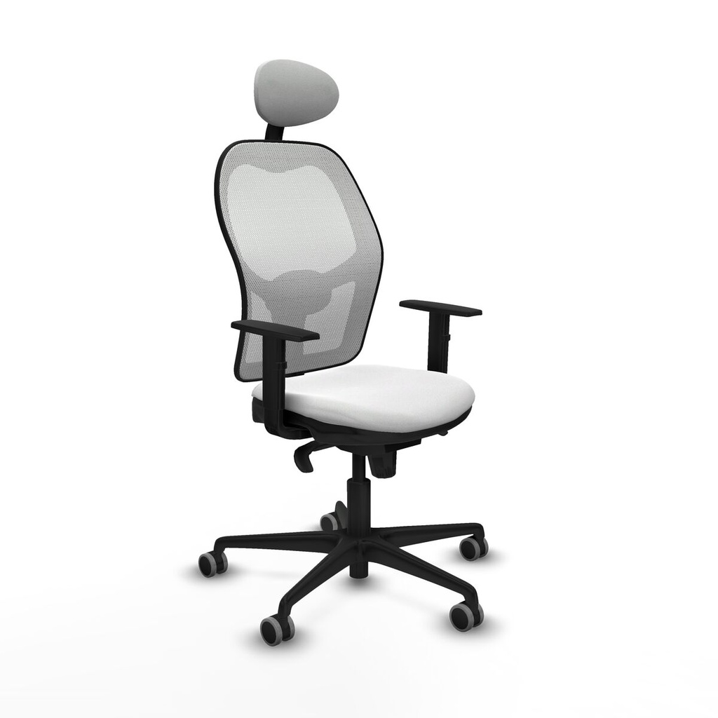Office Chair with Headrest Jorquera Piqueras y Crespo 1D036G1 White