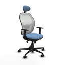 Office Chair with Headrest Jorquera Piqueras y Crespo 1D036N1 Sky blue