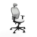 Office Chair with Headrest Jorquera Piqueras y Crespo 1D036N1 White