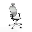 Office Chair with Headrest Jorquera Piqueras y Crespo 1D086G1 White