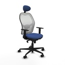 Silla de Oficina con Cabecero Jorquera Piqueras y Crespo 1D036N1 Azul marino