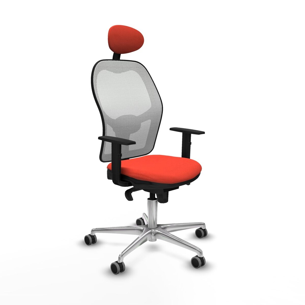 Silla de Oficina con Cabecero Jorquera Piqueras y Crespo 1D086G1 Naranja Oscuro