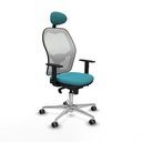 Office Chair with Headrest Jorquera Piqueras y Crespo 1D086G1 Turquoise