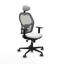 Office Chair with Headrest Jorquera Piqueras y Crespo 1D036G1 White