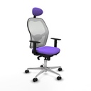 Office Chair with Headrest Jorquera Piqueras y Crespo 1D086N1 Lilac