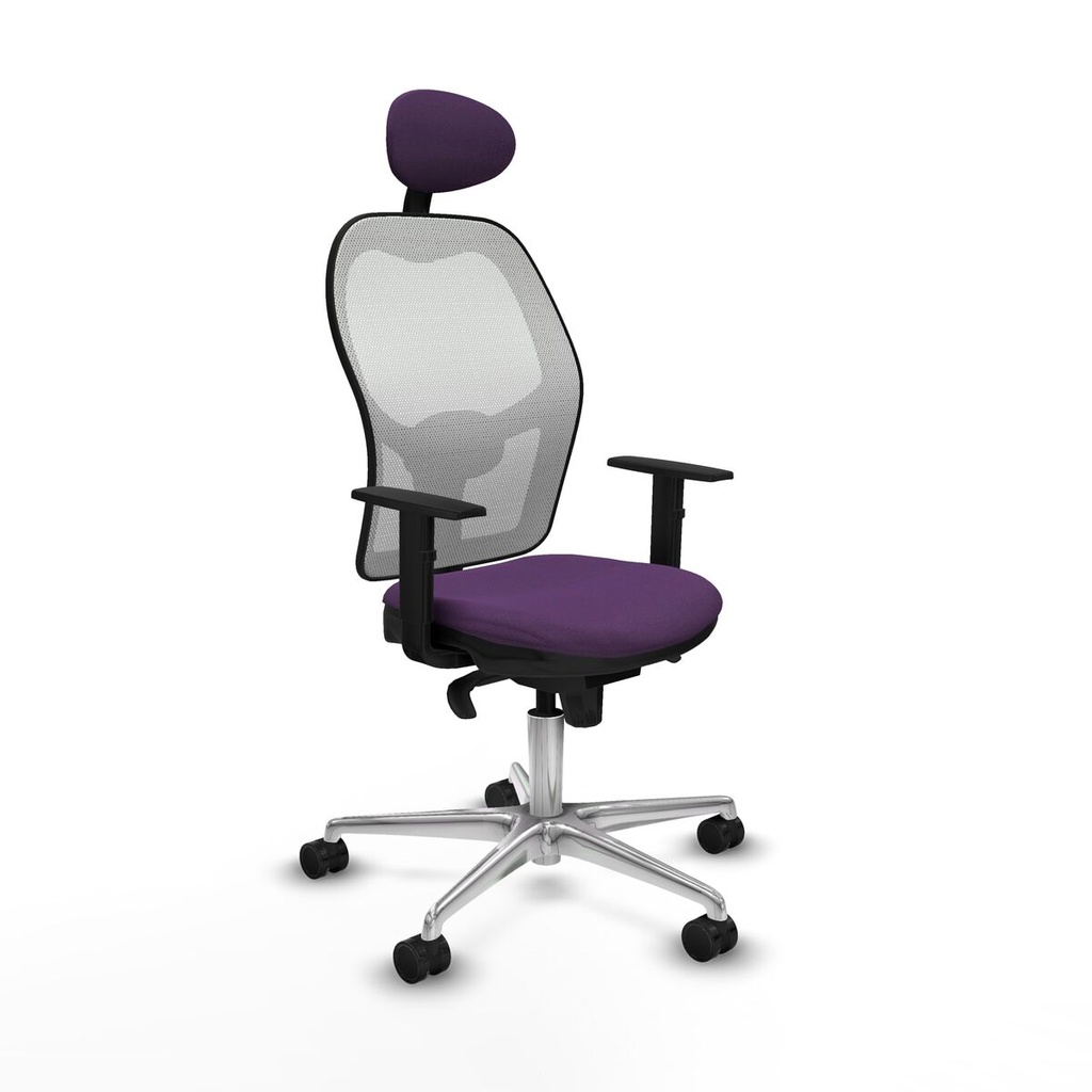 Office Chair with Headrest Jorquera Piqueras y Crespo 1D086N1 Purple