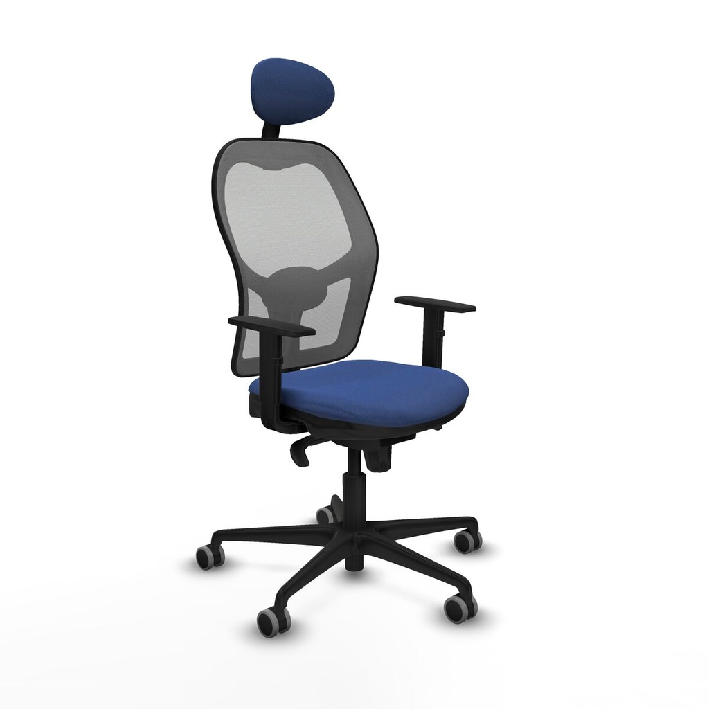 Office Chair with Headrest Jorquera Piqueras y Crespo 1D036G1 Navy Blue