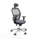 Office Chair with Headrest Jorquera Piqueras y Crespo 1D086G1 Grey