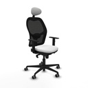 Office Chair with Headrest Jorquera Piqueras y Crespo 1D036G1 White