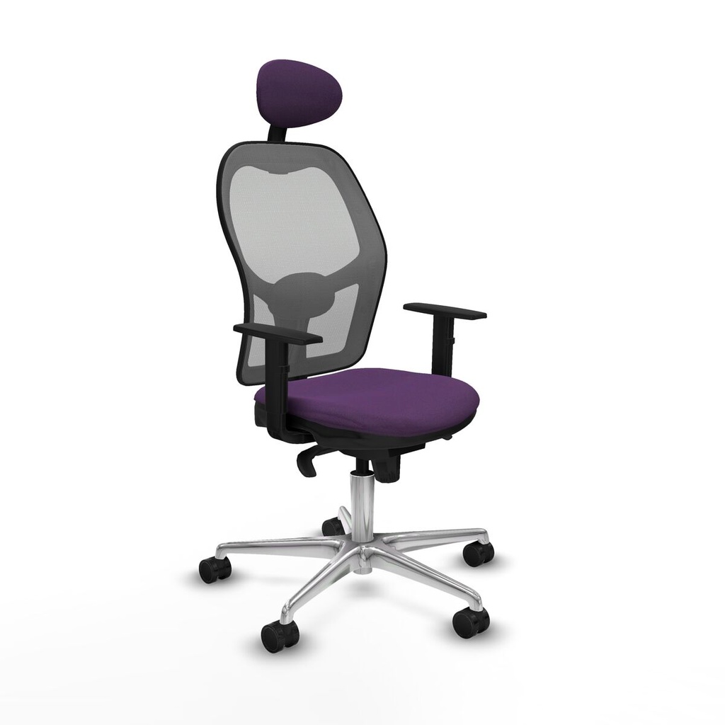 Office Chair with Headrest Jorquera Piqueras y Crespo 1D086N1 Purple