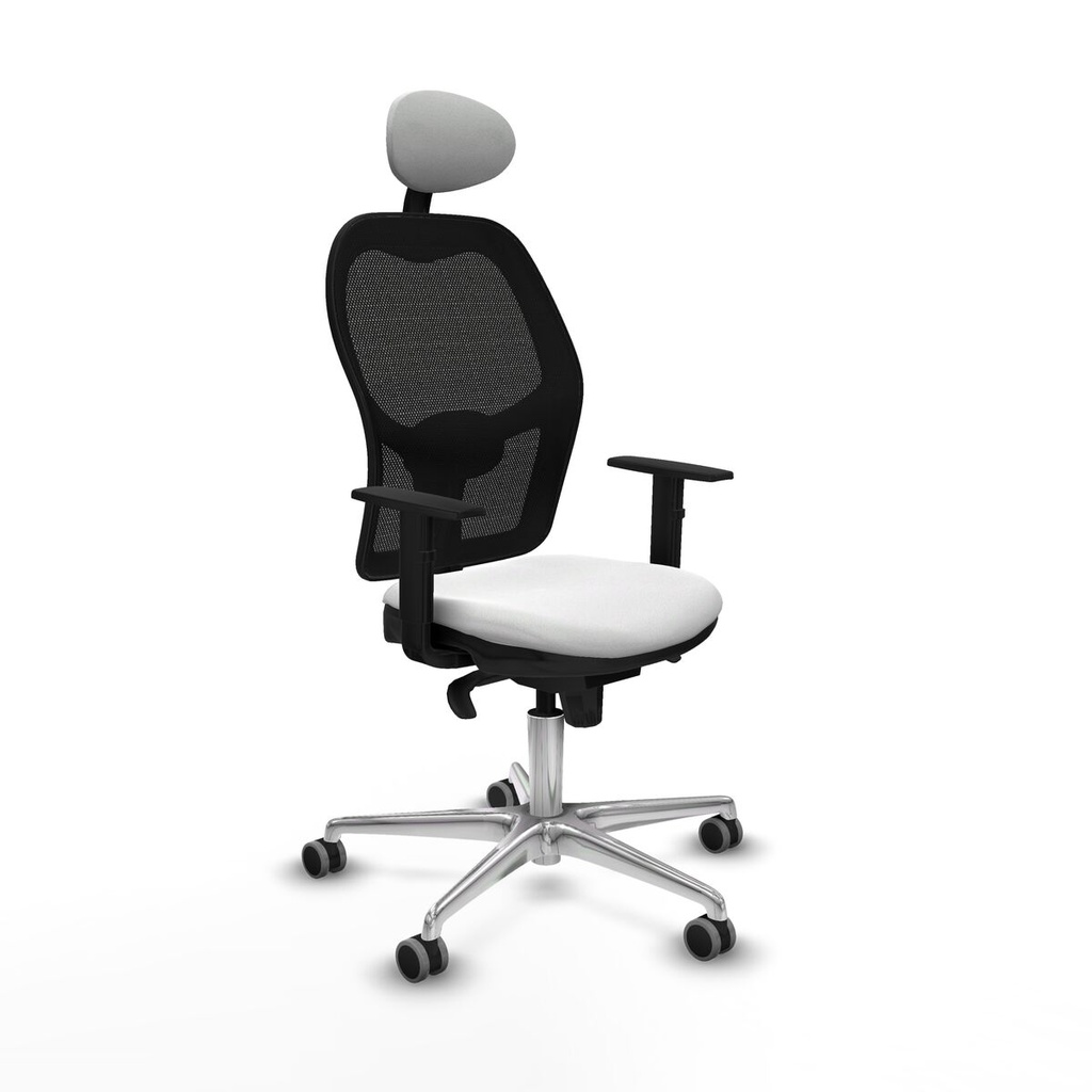 Silla de Oficina con Cabecero Jorquera Piqueras y Crespo 1D086G1 Blanco