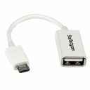 Micro USB to USB Cable Startech UUSBOTGW White