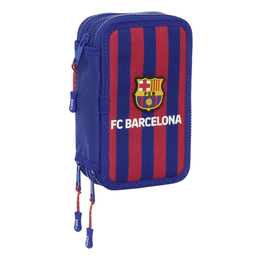 Plumier Triple F.C. Barcelona 24/25 Granate Azul marino 12,5 x 19,5 x 5,5 cm 36 Piezas