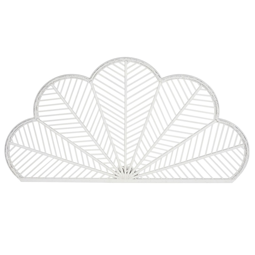 Headboard Home ESPRIT White Bamboo Rattan 160 x 2,5 x 81 cm