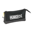 Holdall Munich Topo Black 22 x 12 x 3 cm