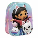 Mochila Escolar 3D Gabby's Dollhouse Rosa 25,0 x 31,0 x 10,0 cm