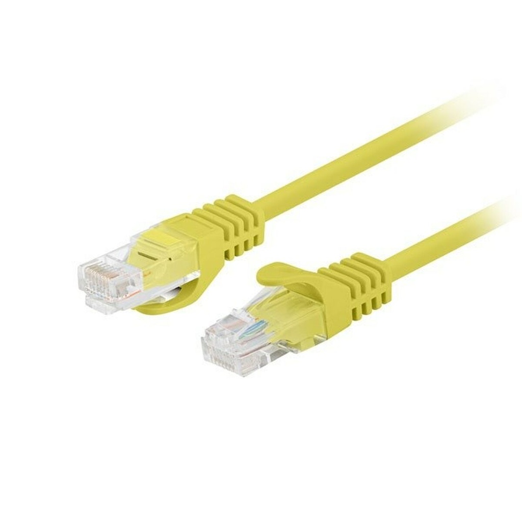 Cable de Red Rígido UTP Categoría 6 Lanberg PCU6-20CC-0150-Y Amarillo 1,5 m