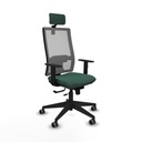 Office Chair with Headrest Horna Traslack Piqueras y Crespo 1D066G2