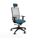 Office Chair with Headrest Horna Traslack Piqueras y Crespo 1D066G2