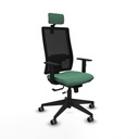 Office Chair with Headrest Horna Traslack Piqueras y Crespo 1D066G2