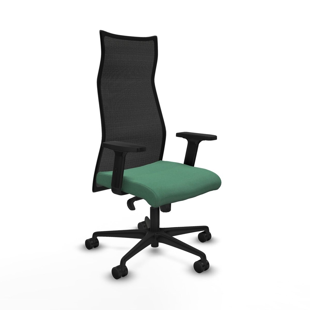 Sillón de Oficina Piqueras y Crespo B2D036N Verde Esmeralda