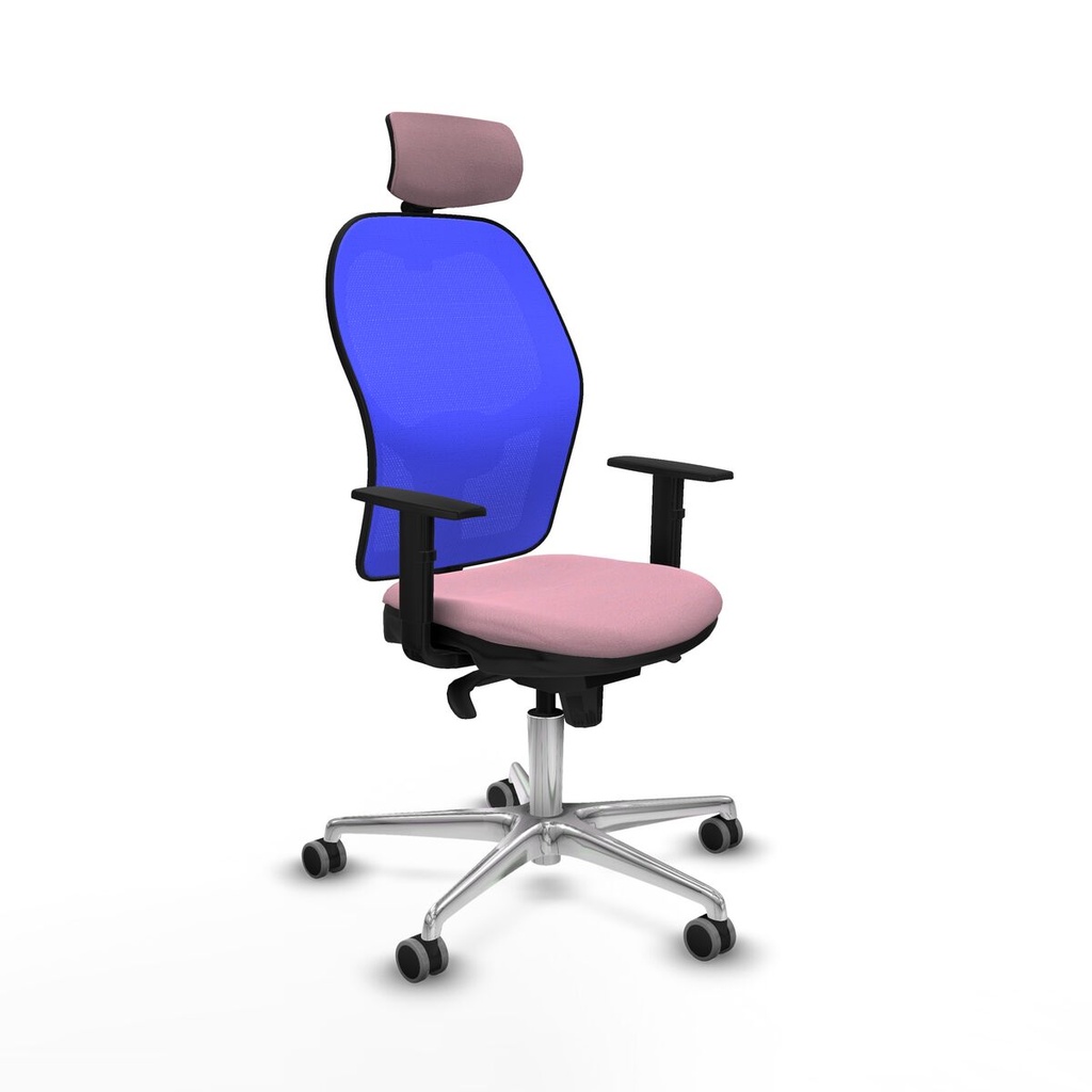 Office Chair with Headrest Piqueras y Crespo 1D086G2 Pink
