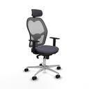 Office Chair with Headrest Piqueras y Crespo 1D086N2 Dark grey