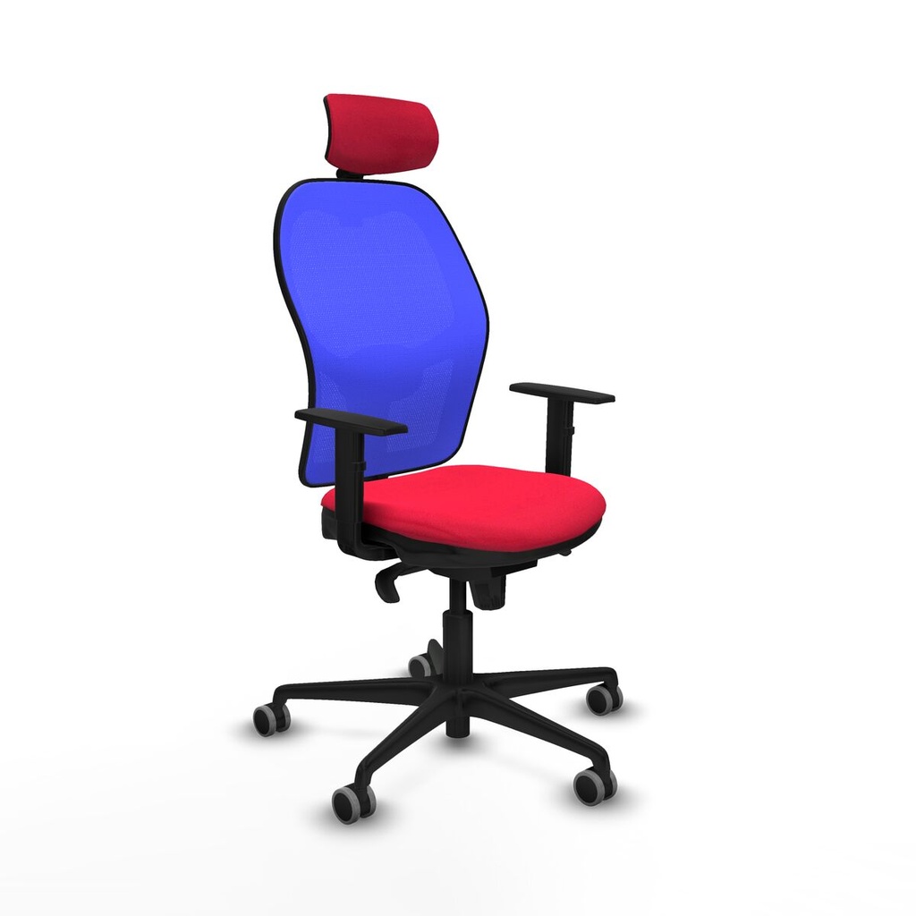 Office Chair with Headrest Piqueras y Crespo 1D036G2 Red