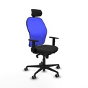 Office Chair with Headrest Piqueras y Crespo 1D036G2 Black