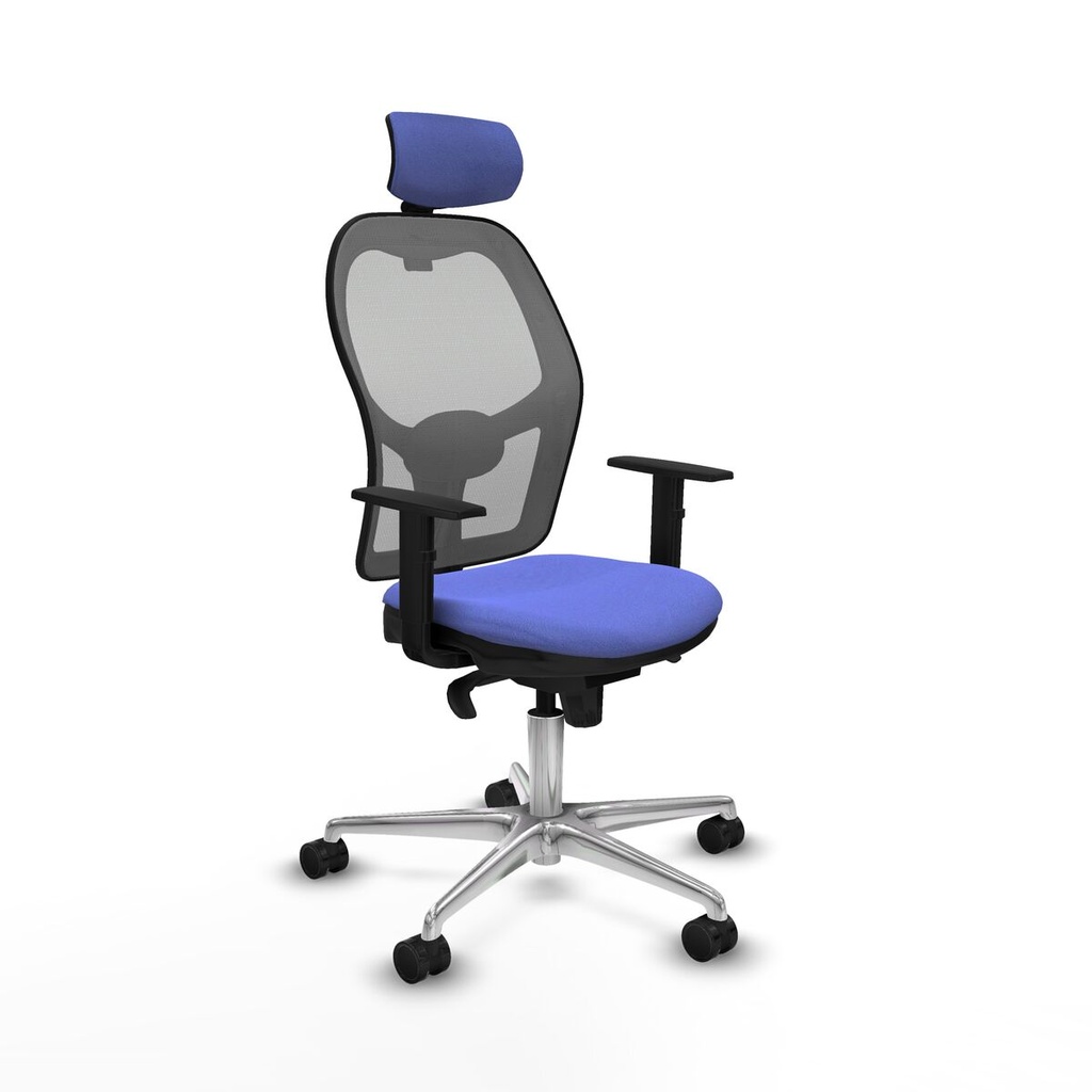 Office Chair with Headrest Piqueras y Crespo 1D086N2 Light Blue