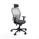 Office Chair with Headrest Piqueras y Crespo 1D036N2 Dark grey