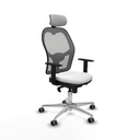 Office Chair with Headrest Piqueras y Crespo 1D086G2 White