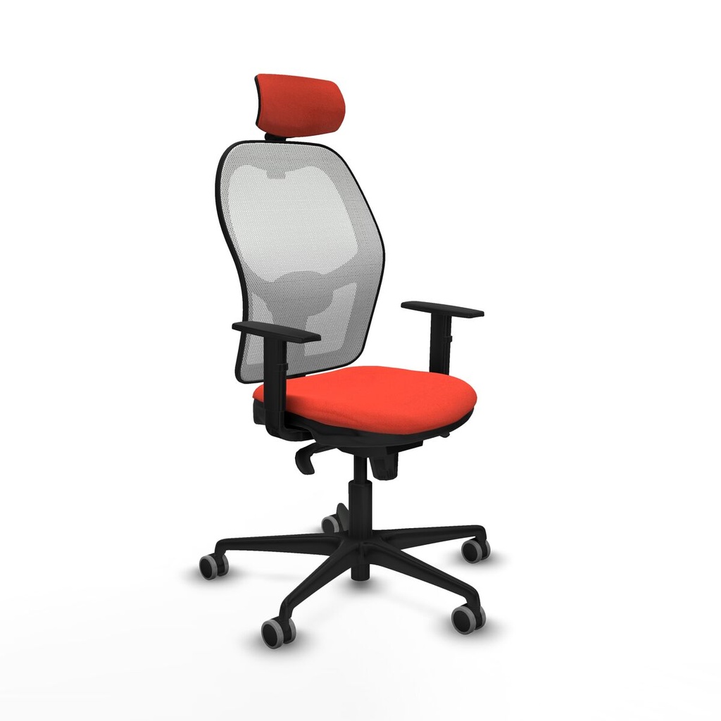 Office Chair with Headrest Piqueras y Crespo 1D036G2 Dark Orange