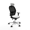 Office Chair with Headrest Piqueras y Crespo 1D086N2 White