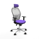Office Chair with Headrest Piqueras y Crespo 1D086N2 Lilac