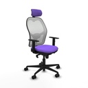 Office Chair with Headrest Piqueras y Crespo 1D036N2 Lilac