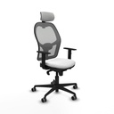 Office Chair with Headrest Piqueras y Crespo 1D036G2 White