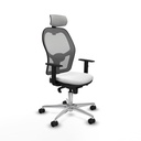 Office Chair with Headrest Piqueras y Crespo 1D086N2 White