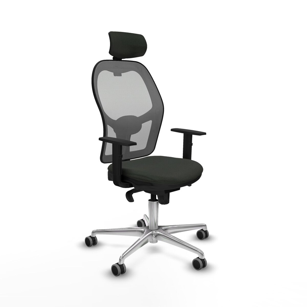 Office Chair with Headrest Piqueras y Crespo 1D086G2 Black