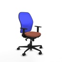 Office Chair Piqueras y Crespo 1D036N0 Blue Brown