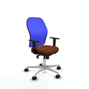 Office Chair Piqueras y Crespo 1D086N0 Blue Brown
