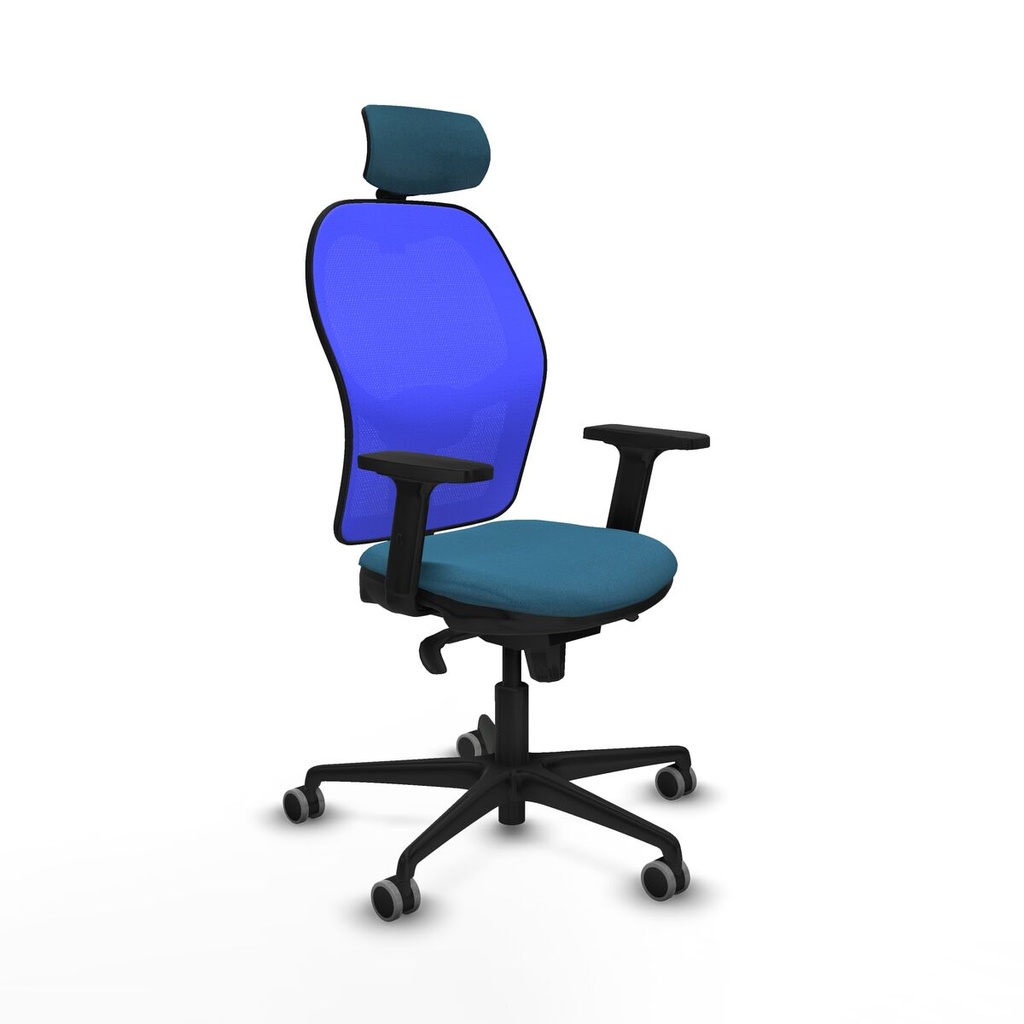 Office Chair Piqueras y Crespo 2D036G2 Blue Petroleum green